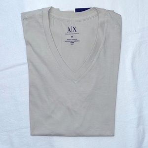 A | X Pima Cotton V-Neck Tee